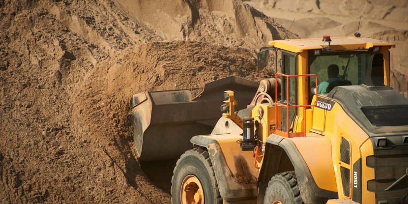 Písek je druhý nejpoužívanější materiál 